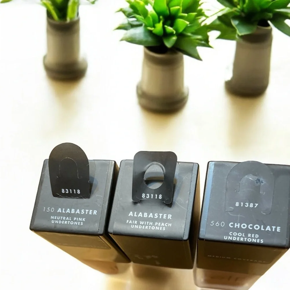 Elf Bundle Of 3 Foundations: 2 Alabaster & 1 Chocolate NWT